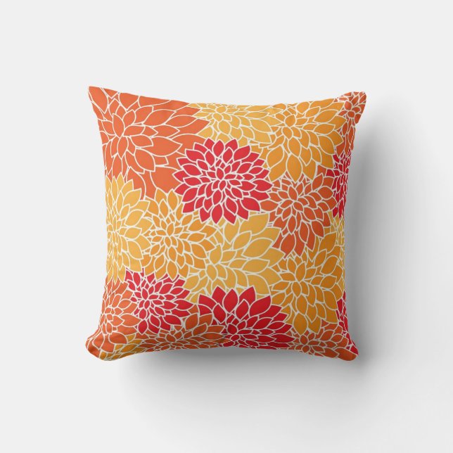 Beautiful Floral Pillow (Front)