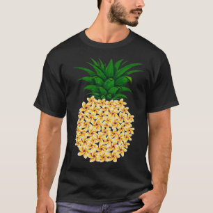 Beautiful floral pineapple men and women Hawaiian T-Shirt
