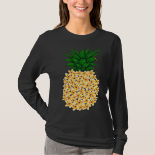 Beautiful floral pineapple men and women Hawaiian  T-Shirt