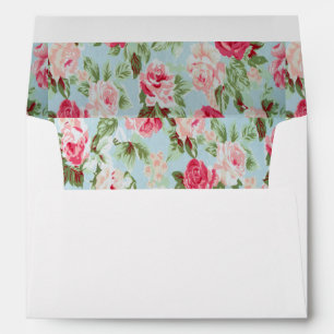beautiful,floral,pink,vintage,victorian,shabby fun envelope