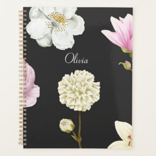 beautiful floral planner