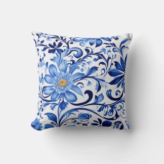 Beautiful floral print cushion