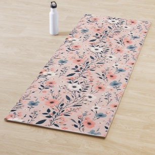 Beautiful Floral Psttern Yoga Mat