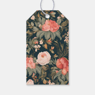 Beautiful Floral Rose Flower Painting Gift Tags
