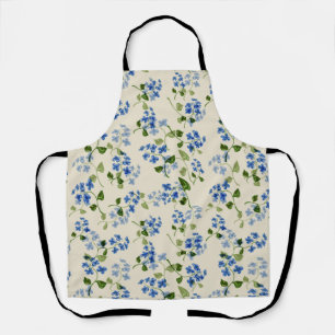 Beautiful floral seamless pattern apron