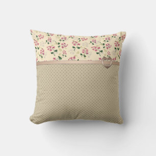 Beautiful floral seamless pattern forget-me-not pi cushion