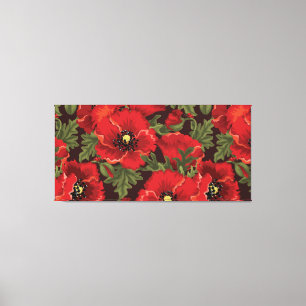 Beautiful Floral Sketch Canvas Print