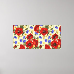 Beautiful Floral Sketch Canvas Print