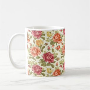 Beautiful Floral Sketch Coffee Mug