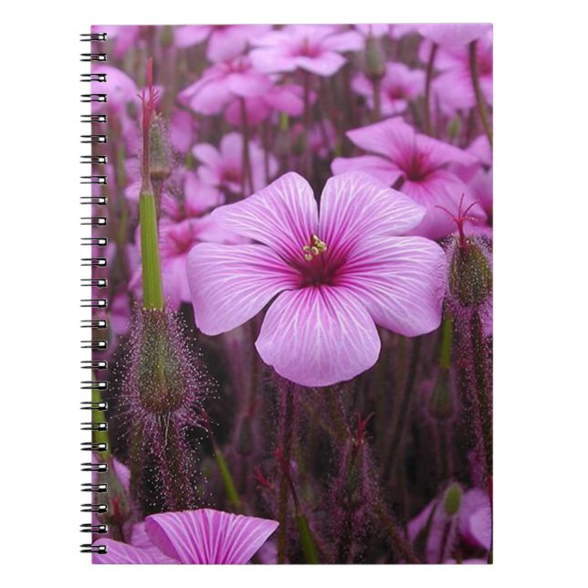Beautiful Floral Spiral Notebook (Front)