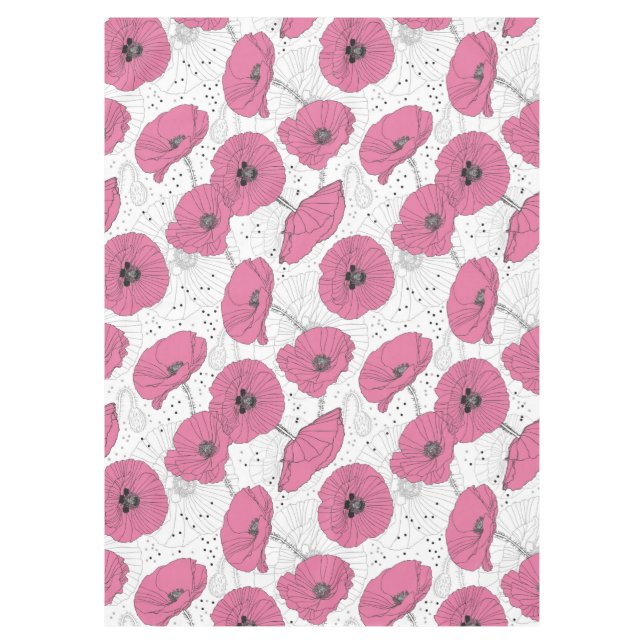 Beautiful Floral Tablecloth (Front)