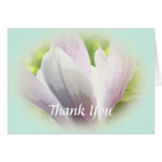 beautiful floral thank you card.