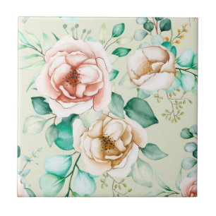Beautiful Floral Tile
