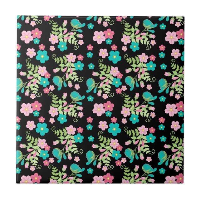 Beautiful Floral Tile (Front)