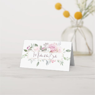 Beautiful Floral Wedding Reception Place Cards