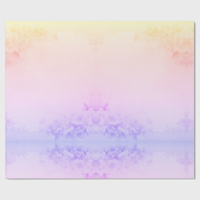 Beautiful Floral Wrapping Paper (Flat)