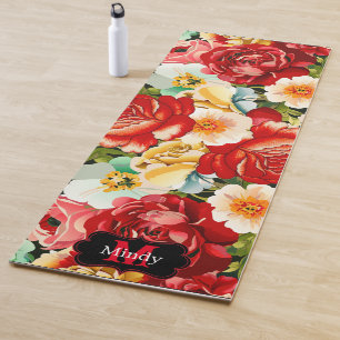Beautiful Floral Yoga Mat