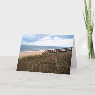 Beautiful Florida Beach Photography Card