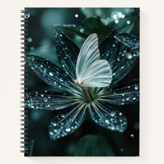 Beautiful flower and Butterfly Notebook