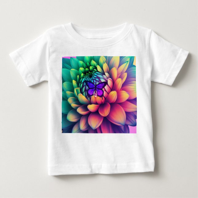Beautiful flower baby T-Shirt (Front)