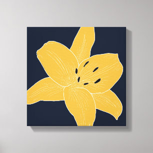 Beautiful flower design Lily No. 1 Canvas Print