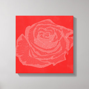 Beautiful Flower Design Rose No. 4 Canvas Print