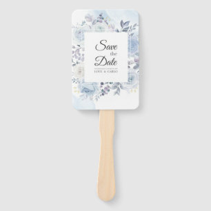 Beautiful Flower for Special Wedding Favours Hand Fan