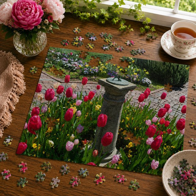 Beautiful Flower Garden Jigsaw Puzzle (Creator Uploaded)