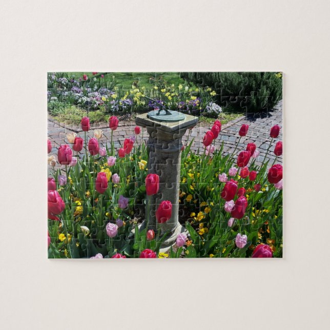 Beautiful Flower Garden Jigsaw Puzzle (Horizontal)