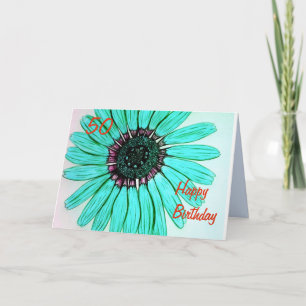 Beautiful Flower Happy Birthday Card