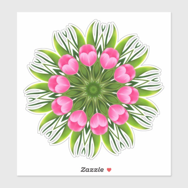 Beautiful Flower Mandala Design-79358 (Sheet)