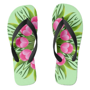 Beautiful Flower Mandala Design-79358 Jandals
