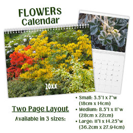 Beautiful Flower Photography Calendar