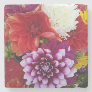 Beautiful Flower Stone Coaster