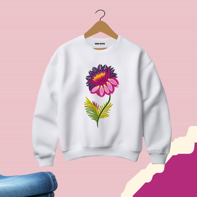 Beautiful flower sweatshirt (Creator Uploaded)