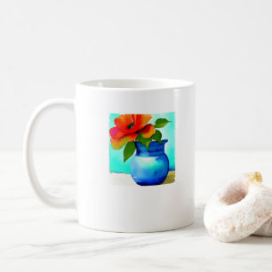 Beautiful Flower Vase Coffee Mug