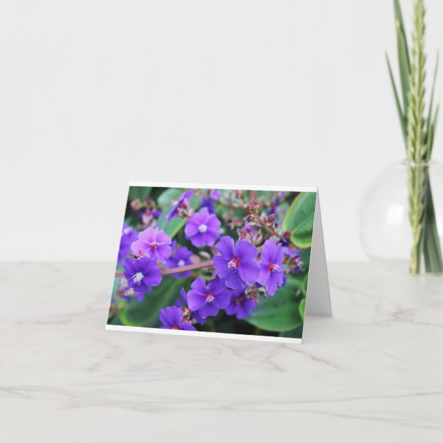 Beautiful flowered notecard (Front)