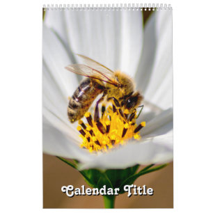Beautiful flowers and motivational quotes calendar