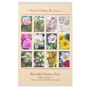 Beautiful Flowers Calendar Best: Type-A カレン