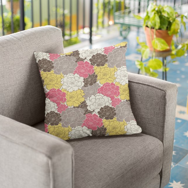 Beautiful Flowers Decorative Throw Pillow (Creator Uploaded)