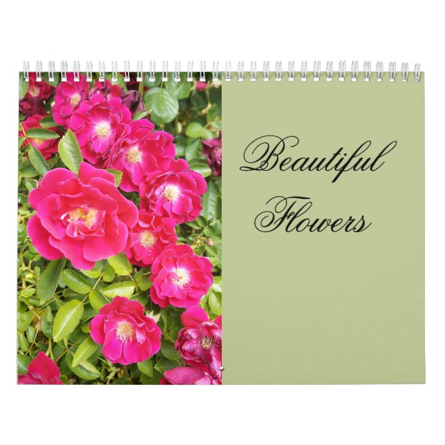 Beautiful Flowers Floral Calendar (Cover)
