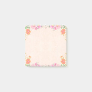 Beautiful Flowers in Pastel Colours Notes