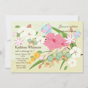 Beautiful Flowers Invitation
