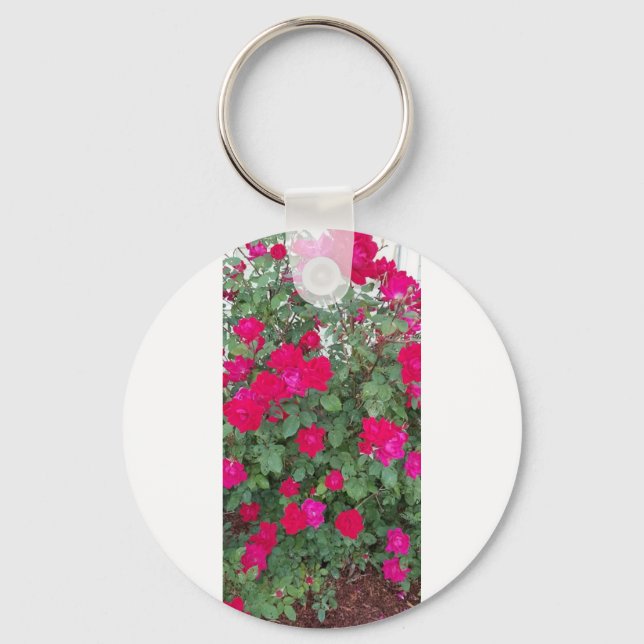 Beautiful Flowers Key Ring (Front)