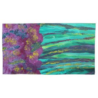 Beautiful Flowers King-Size Pillow Case