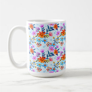 Beautiful Flowers Leaves Pattern-6587 Coffee Mug