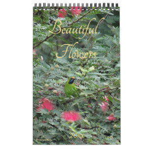 Beautiful Flowers Nature Photography 2026 Wall Calendar