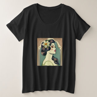 Beautiful Flowers Plus Size T-Shirt