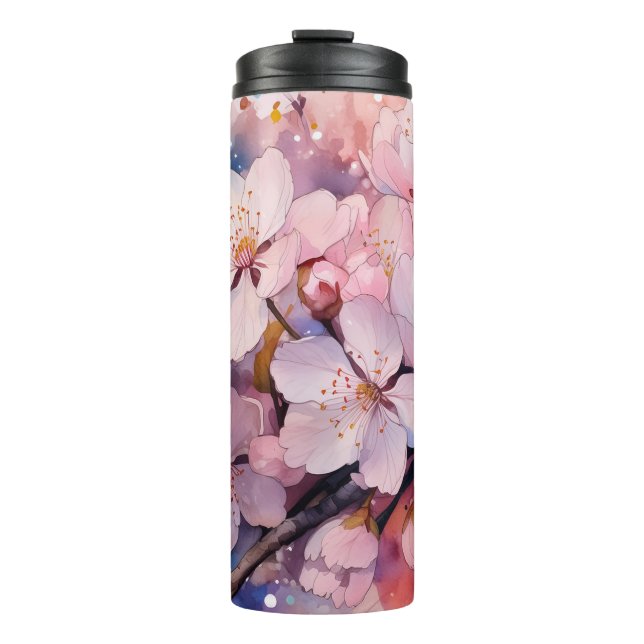 Beautiful Flowers  Thermal Tumbler (Front)