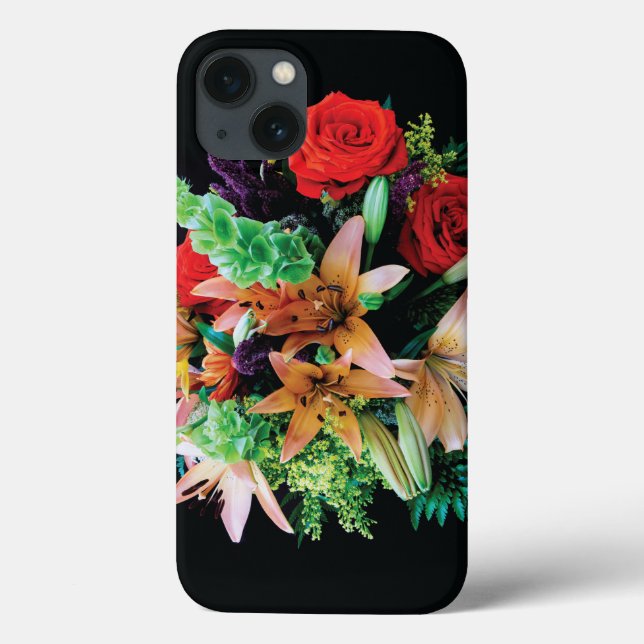 Beautiful Flowers Throw Pillow Case-Mate iPhone Case (Back)